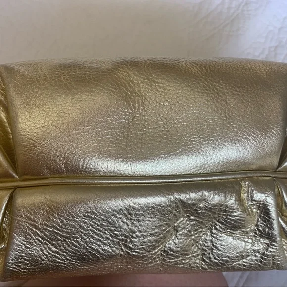 Brighton metallic gold shoulder bag - Picture 5 of 7